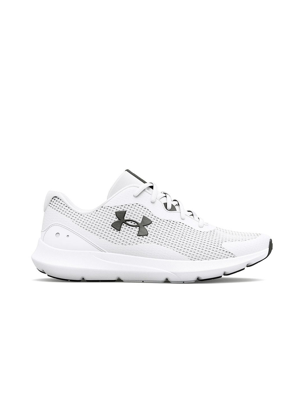  UNDER ARMOUR Men White Woven Design Surge 3 Running Shoes