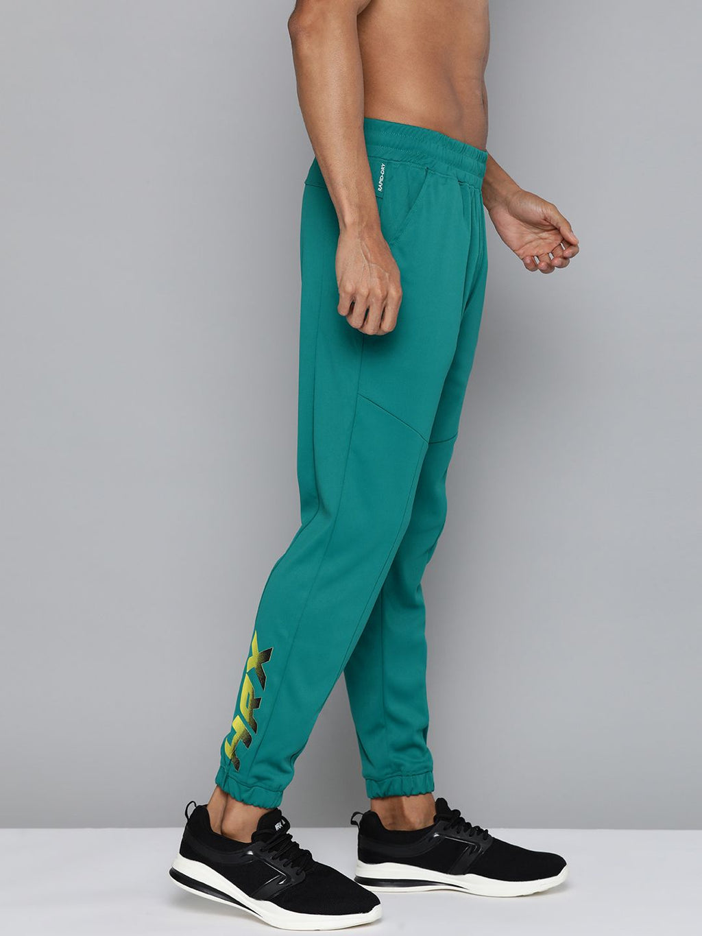  HRX By Hrithik Roshan Men Printed Rapid-Dry Training Track Pants