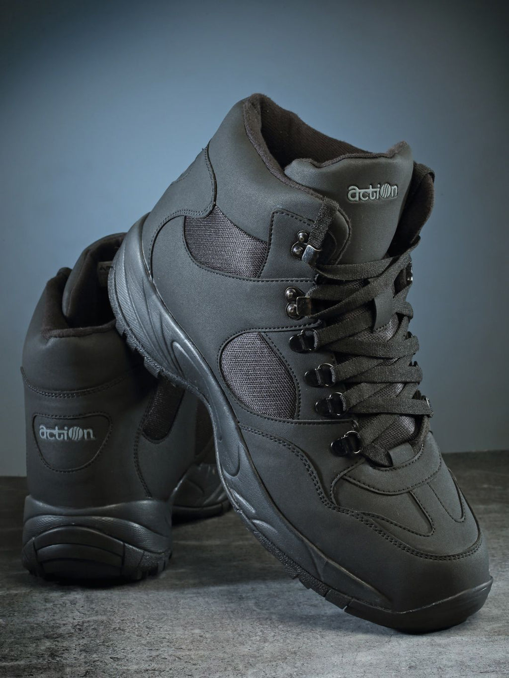  Action Men Lightweight High-Top Running Non-Marking Shoes