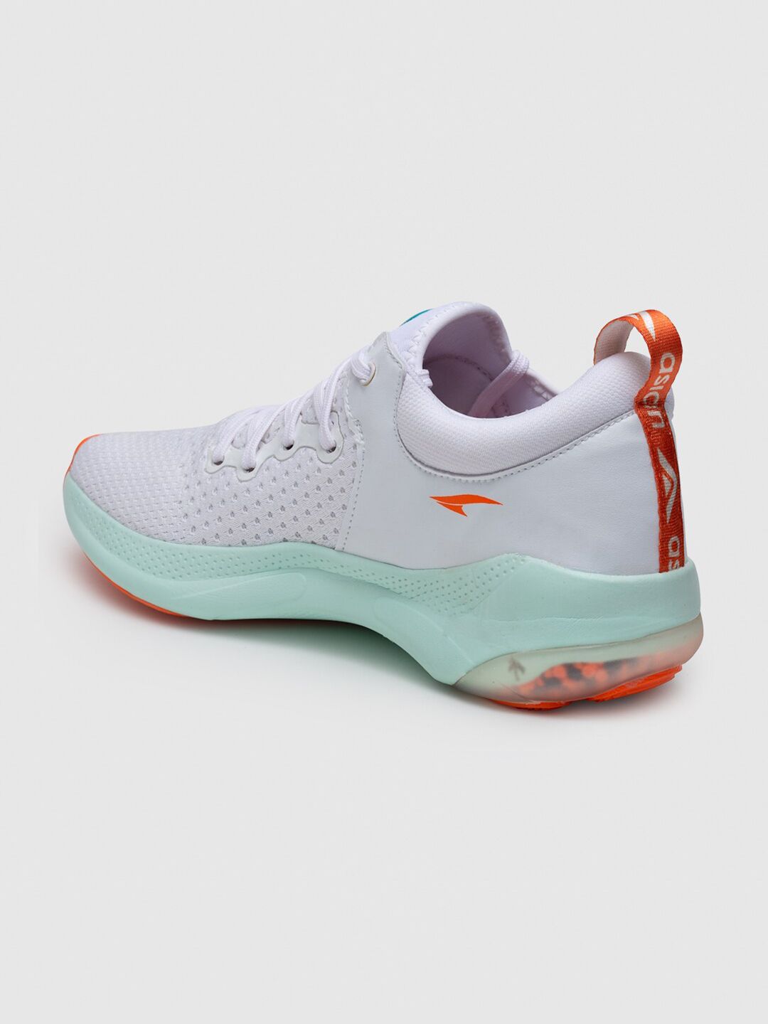 ASIAN Men White Textile Underpronator Road Running Shoes