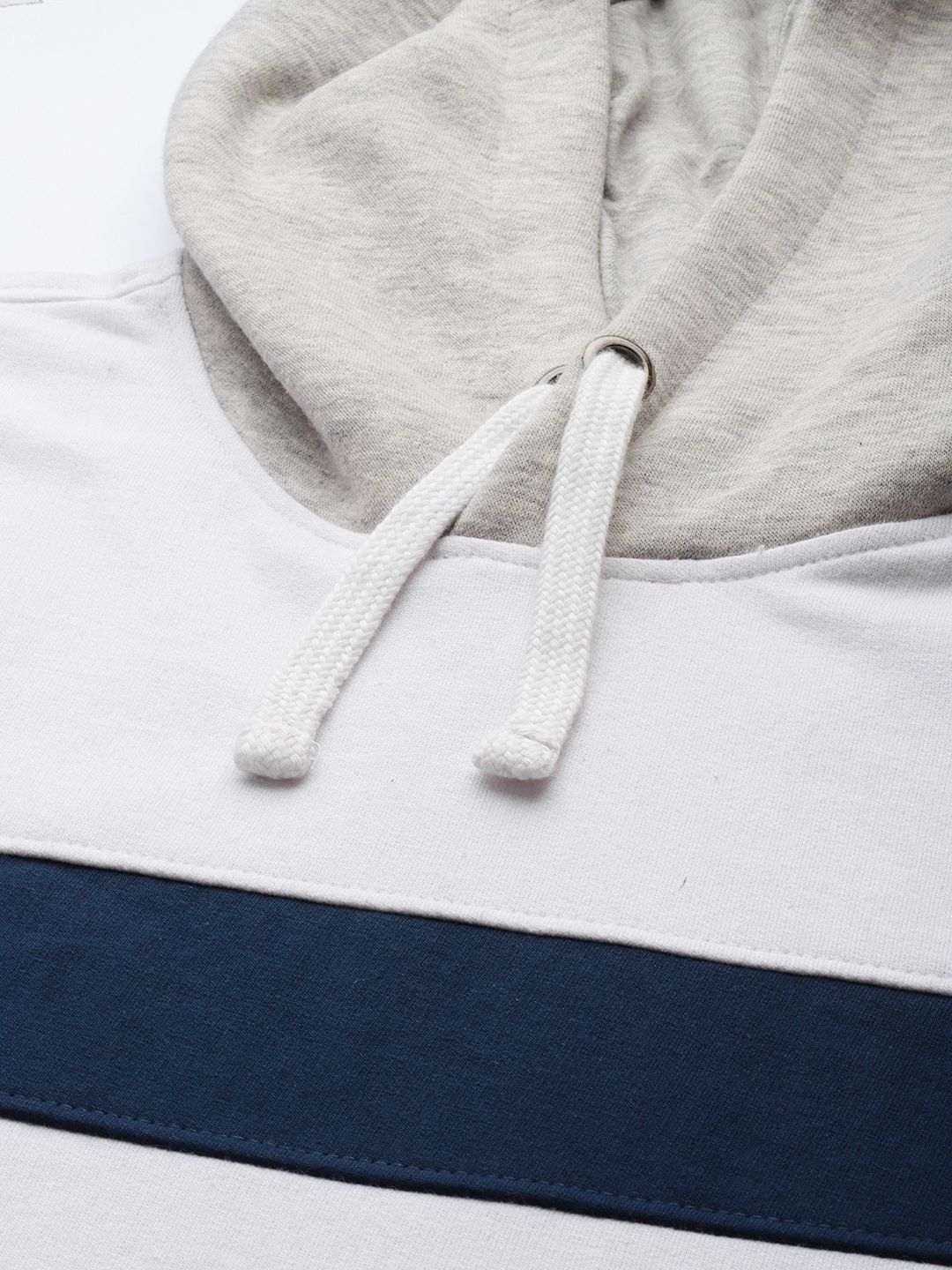  Roadster Men Colourblocked Hooded Sweatshirt