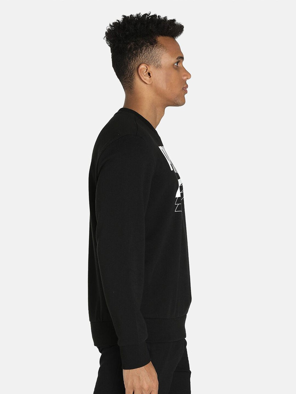  Puma Men Black Printed Cotton Sweatshirt