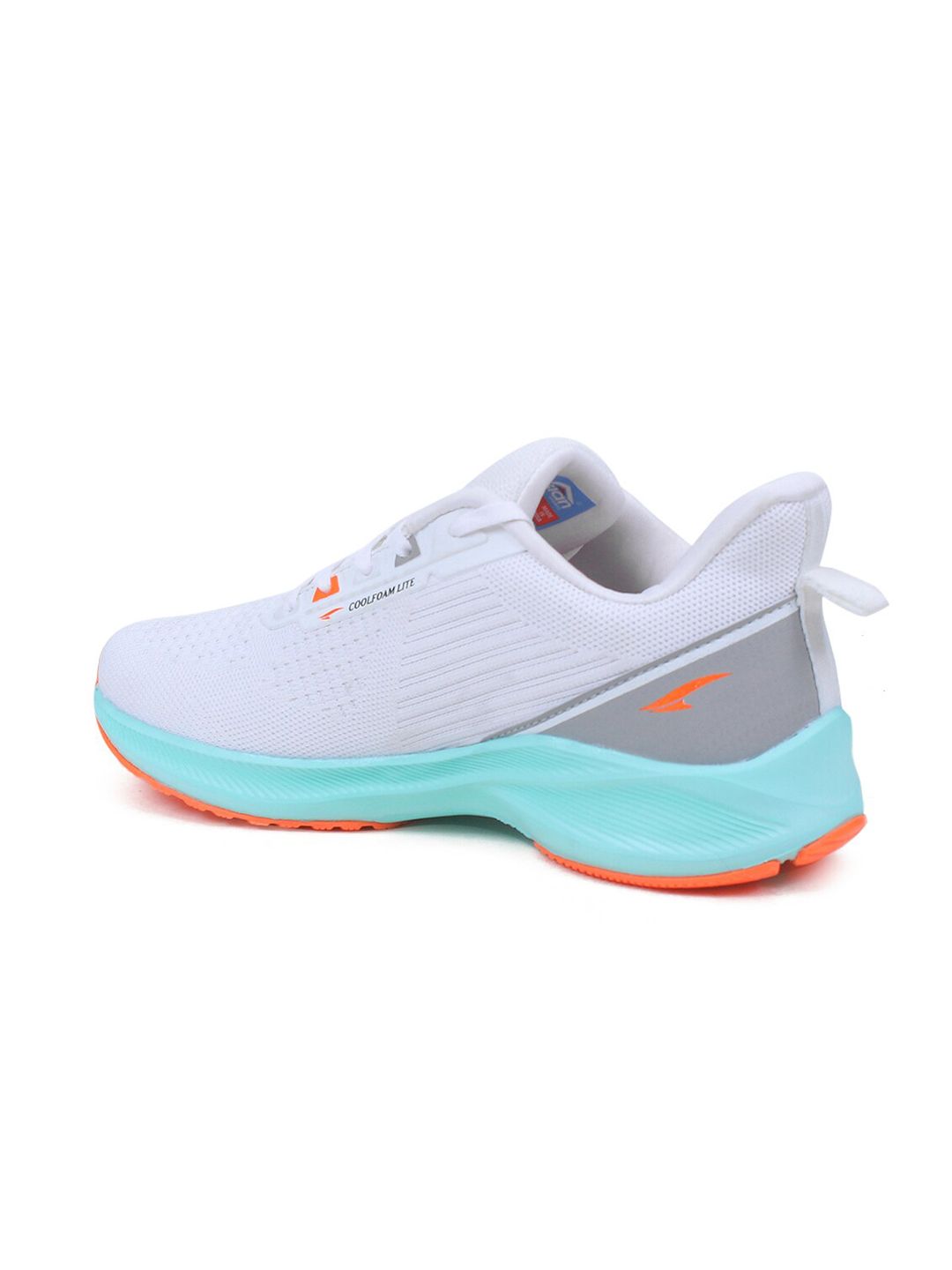  ASIAN Men White Mesh Running Shoes