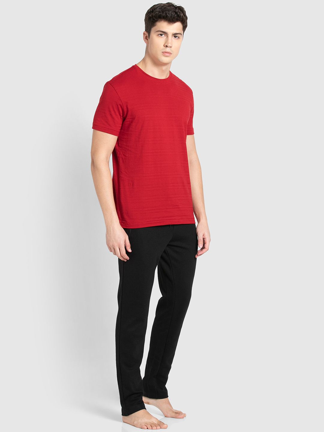  Jockey Men Black Solid Track Pants