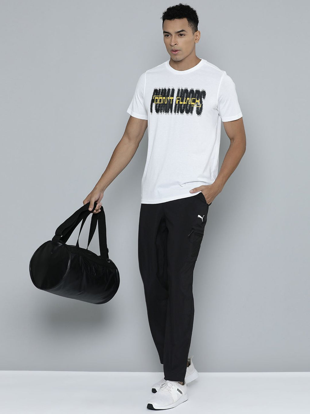  Puma Men OPEN ROAD Woven Solid DryCELL Regular Fit Outdoor Track Pant