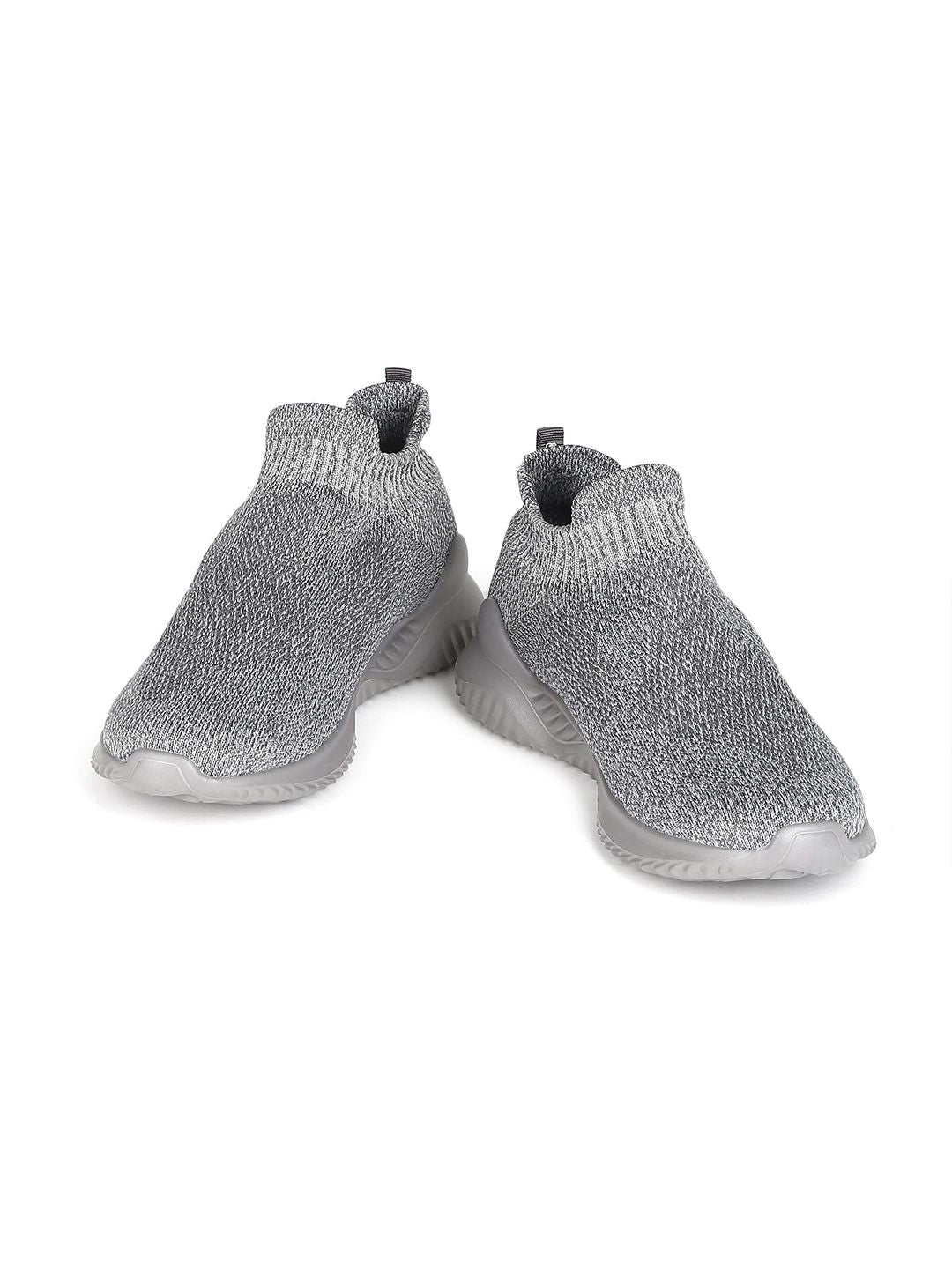  Flying Machine Men Grey Textile Walking Shoes