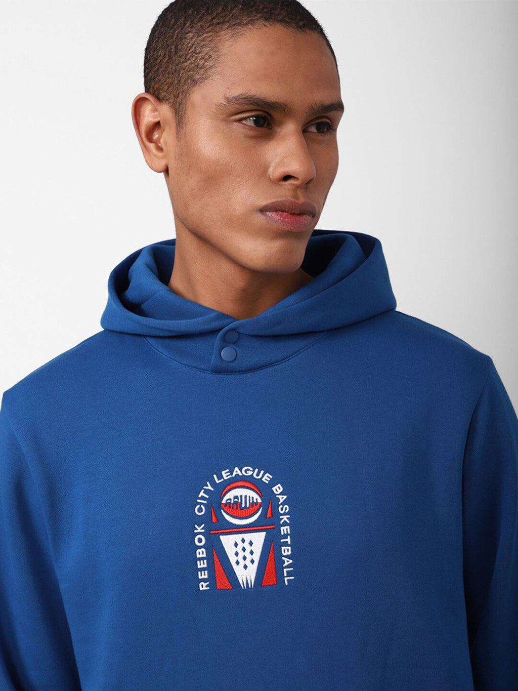  Reebok Men Rbk Classics BB City League Pure Cotton Hooded Sweatshirts