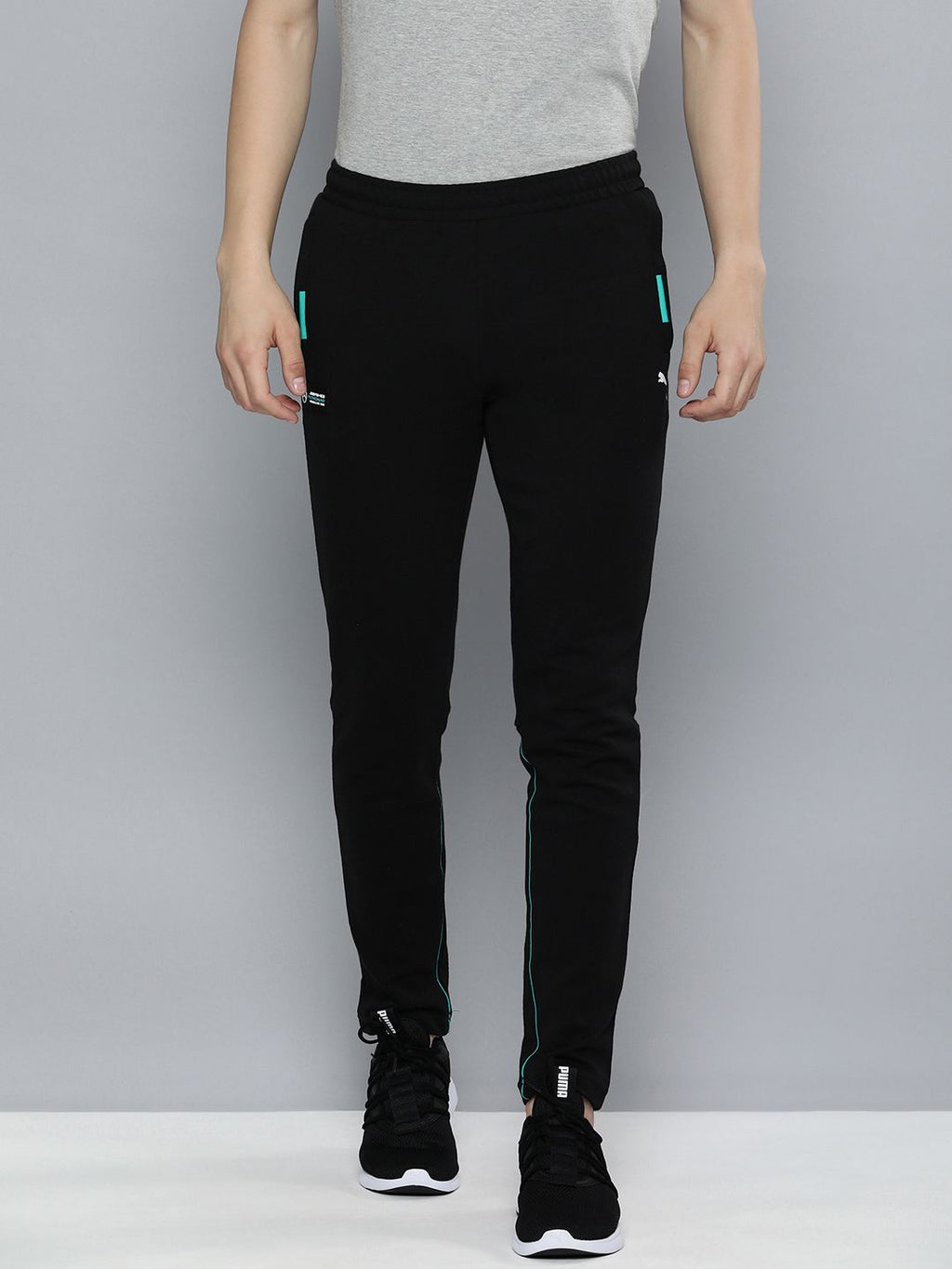  PUMA Motorsport Men Brand Logo Printed Slim Fit MAPF1 Track Pants