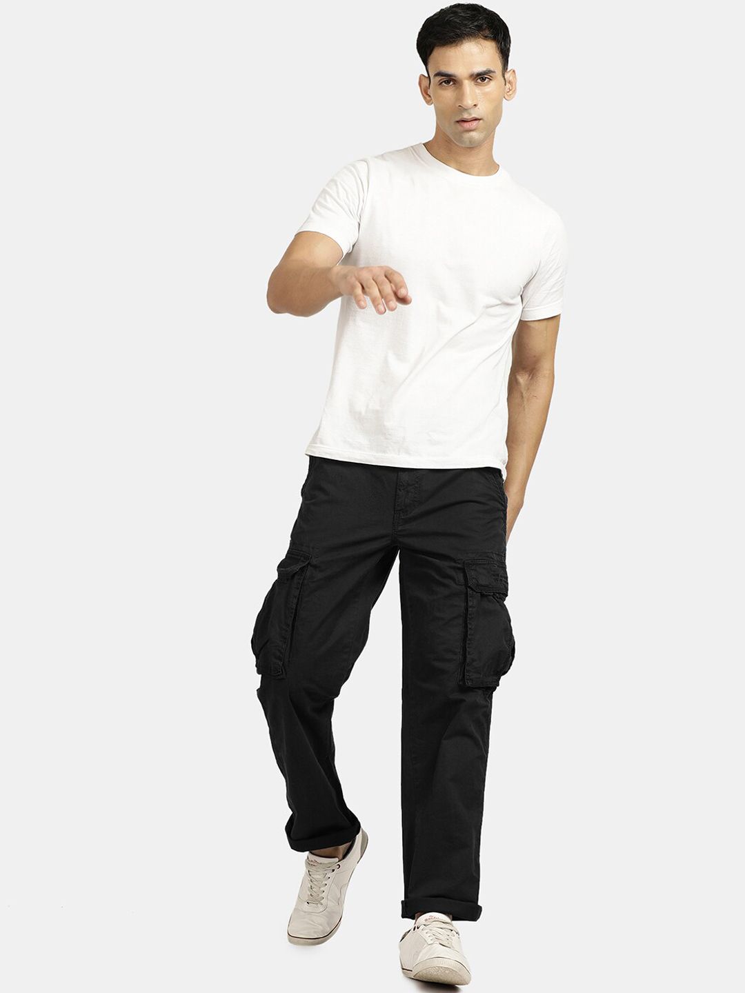  T-base Men Mid-Rise Cargos Trousers