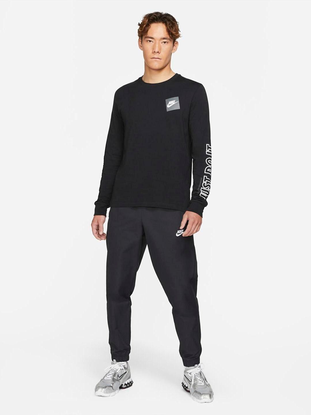  Nike Sportswear Men Black Core Track Pants