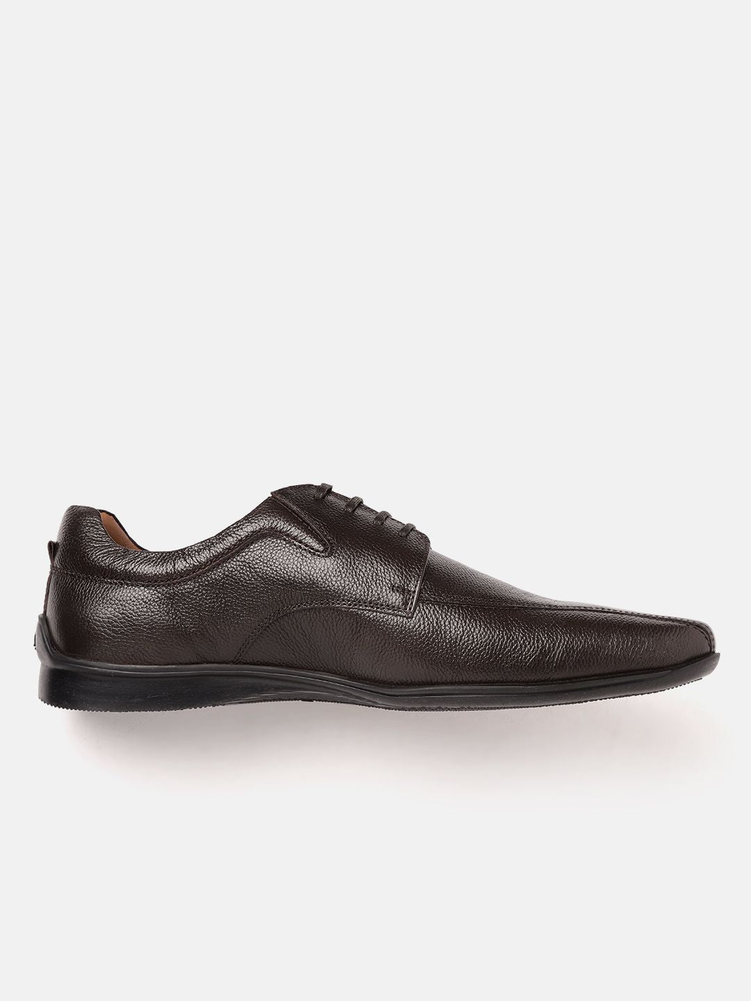  Louis Philippe Men Textured Leather Formal Derbys