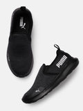  Puma Men Charcoal Grey Melange Turf Slip-On Regular Running Shoes
