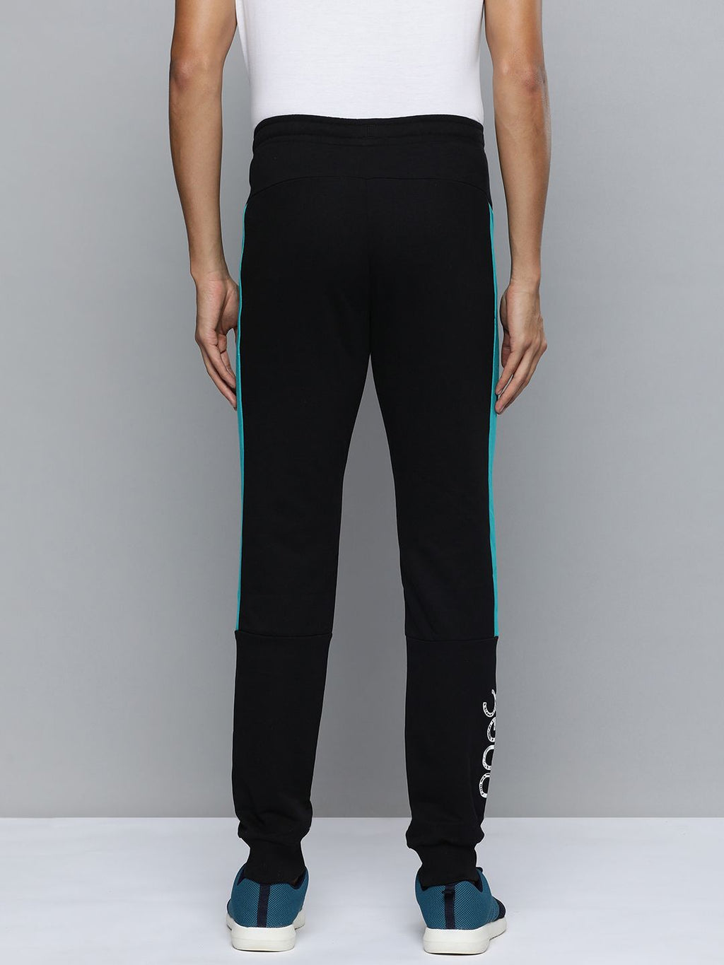  One8 X PUMA Virat Kohli Men Brand Logo Print & Side Taping Colourblocked Slim Fit Joggers