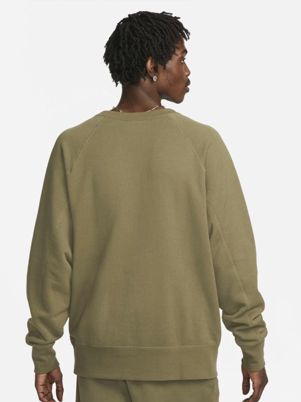  Nike Men Printed Air French Terry Crew Sweatshirt
