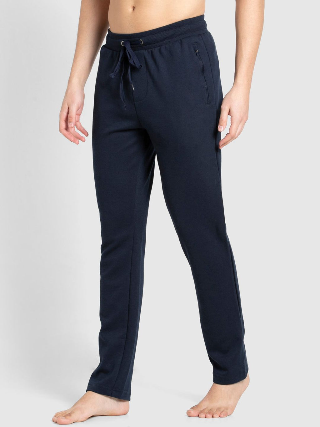  Jockey Men Blue Solid Track Pants