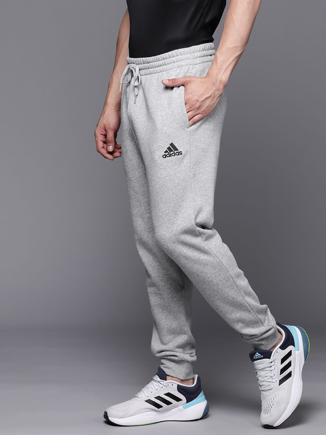  ADIDAS Men Essentials Fleece Regular Tapered Joggers