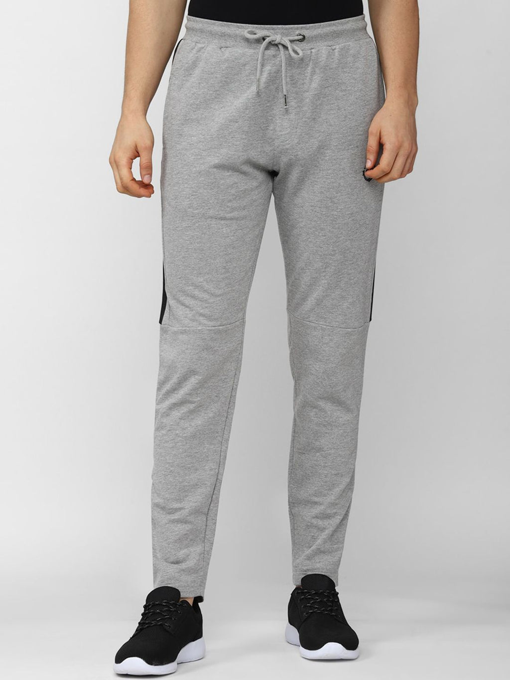  Van Heusen Sport Men Grey Solid Slim-Fit Track Pants