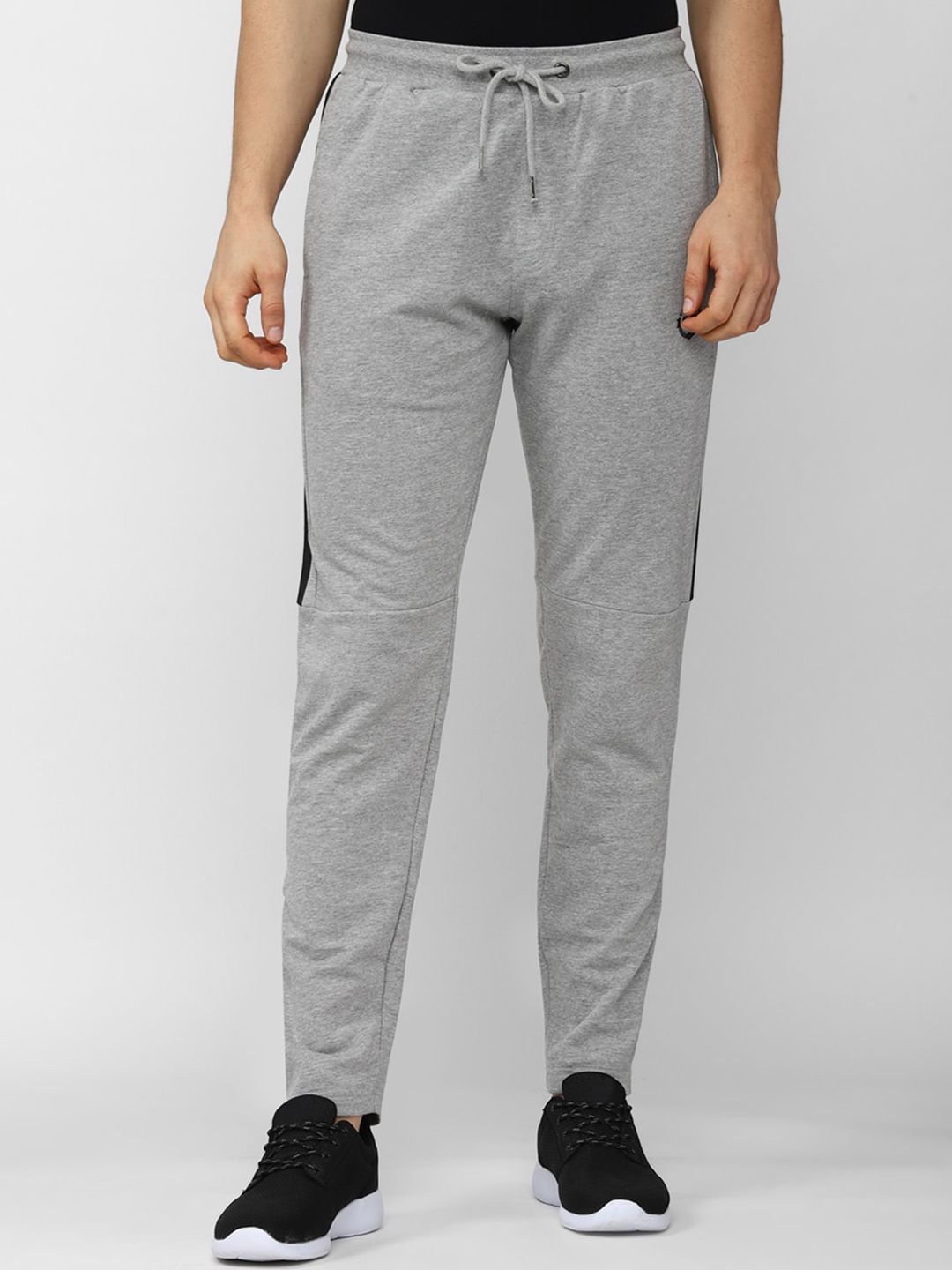  Van Heusen Sport Men Grey Solid Slim-Fit Track Pants