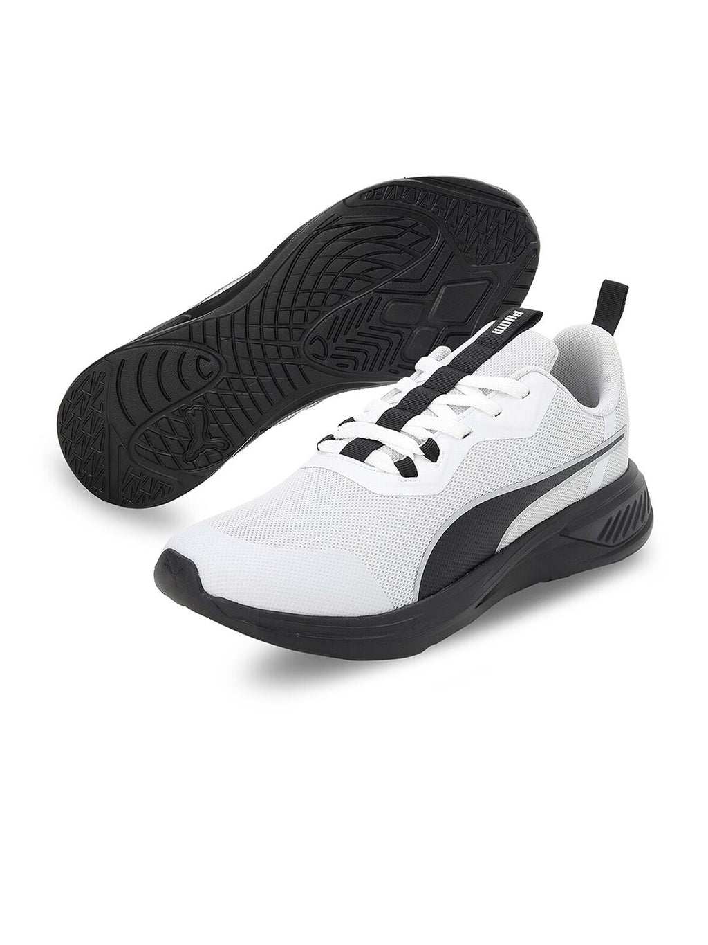  Puma Men Foam Stride Woven-Design Marking Textile Sports Running Shoes