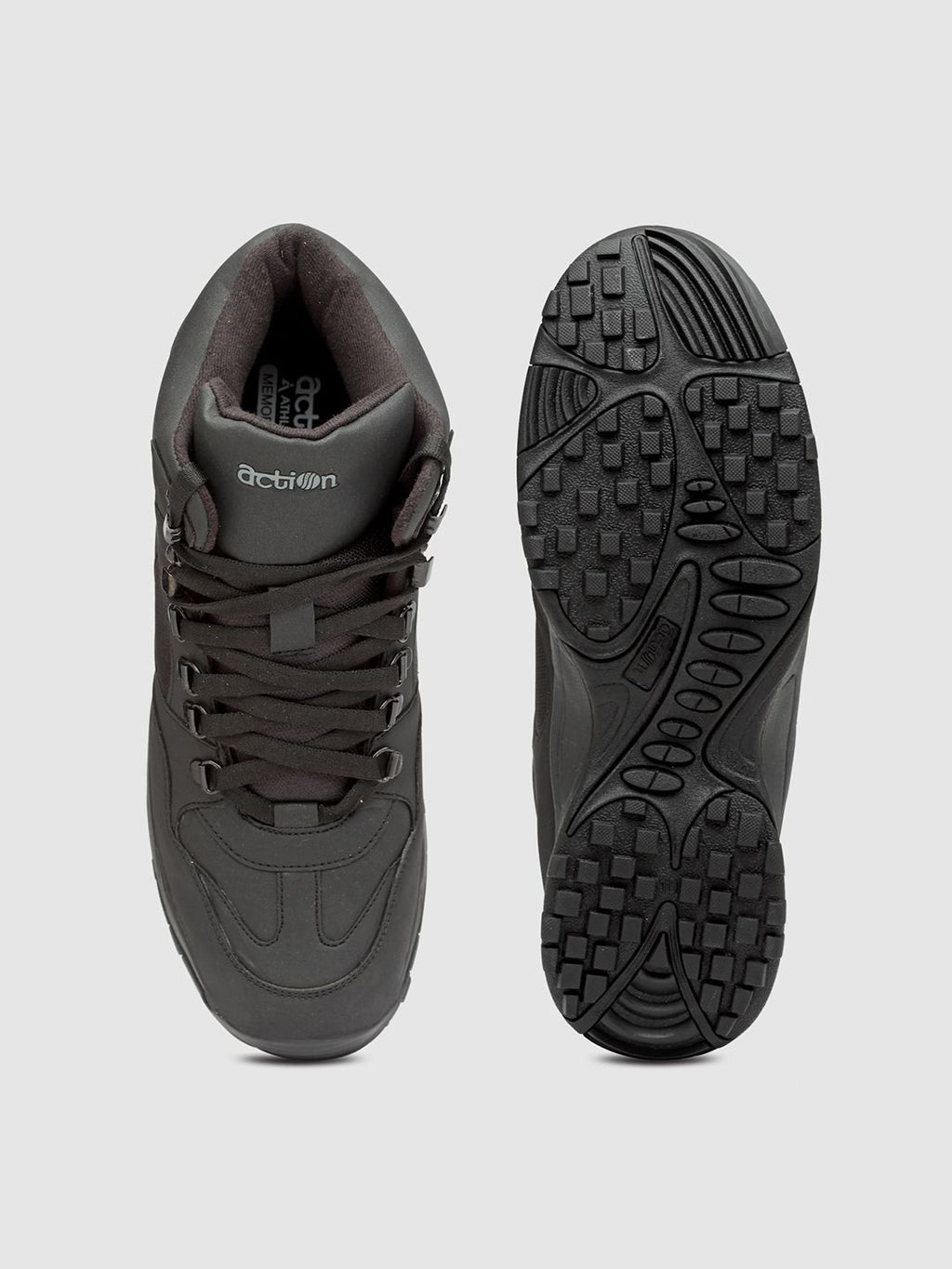  Action Men Lightweight High-Top Running Non-Marking Shoes