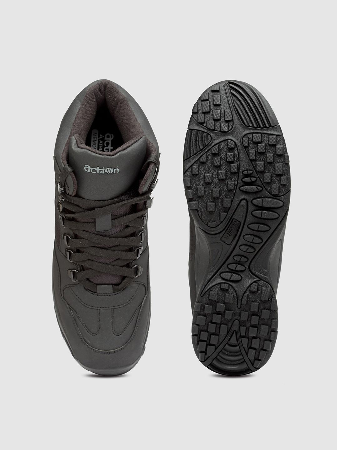  Action Men Lightweight High-Top Running Non-Marking Shoes