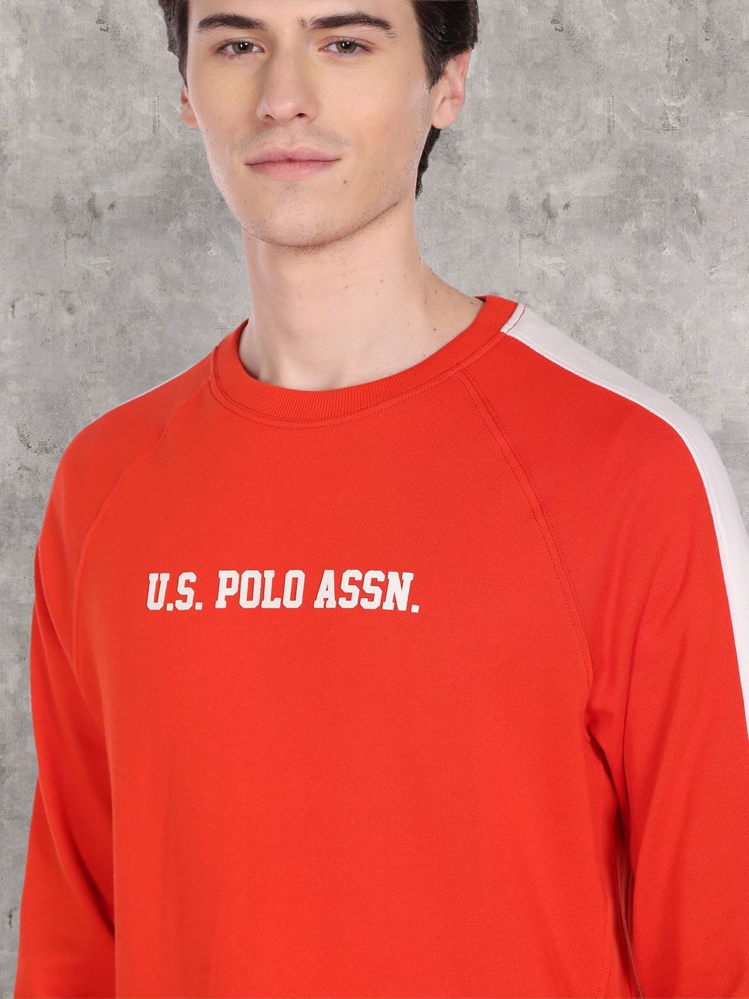  U.S. Polo Assn. Denim Co. Printed Cotton Sweatshirt