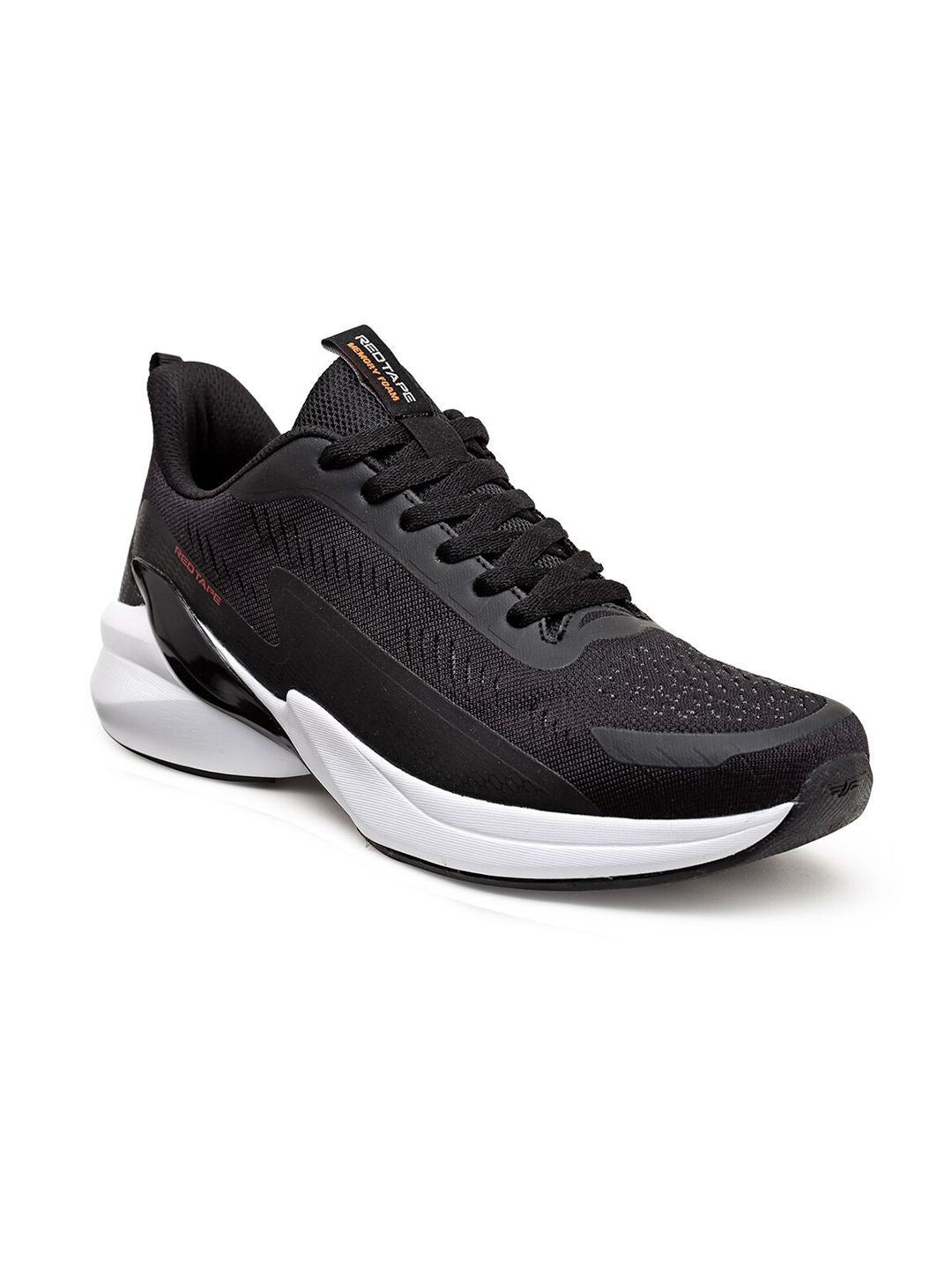  Red Tape Men Black Mesh Walking Shoes