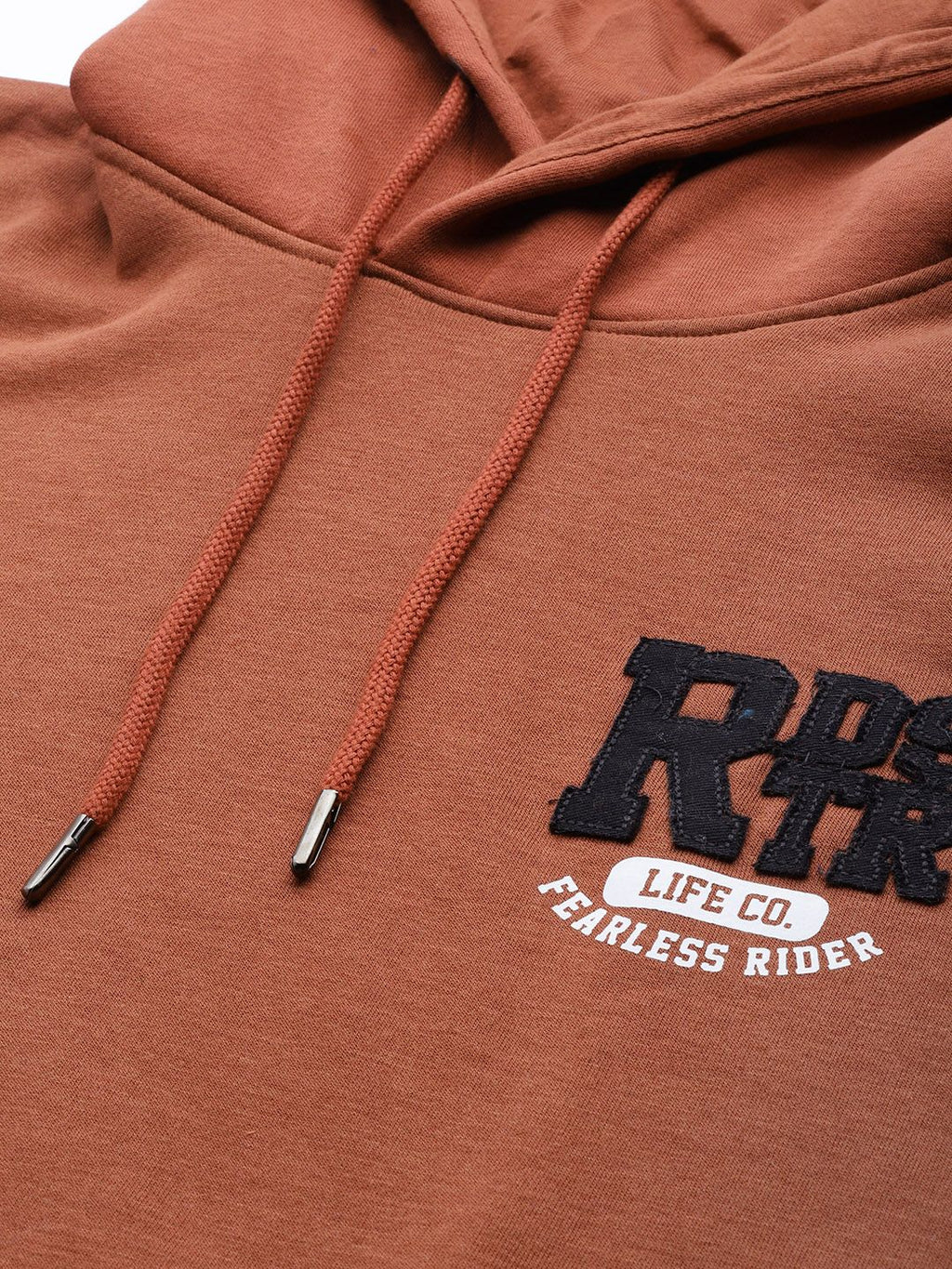  Roadster Men Rust Hooded Sweatshirt