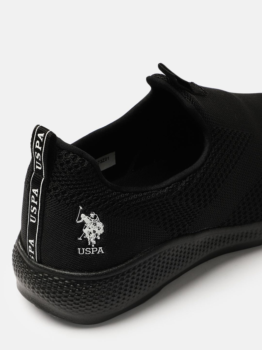 U.S. Polo Assn. Men Black Textile BRONEL 3.0 Walking Shoes