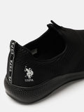  U.S. Polo Assn. Men Black Textile BRONEL 3.0 Walking Shoes
