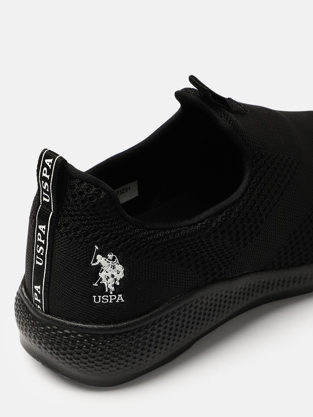  U.S. Polo Assn. Men Black Textile BRONEL 3.0 Walking Shoes