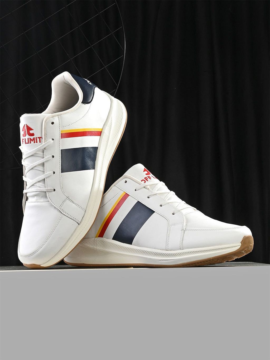  OFF LIMITS Men Striped Non-Marking Training Shoes