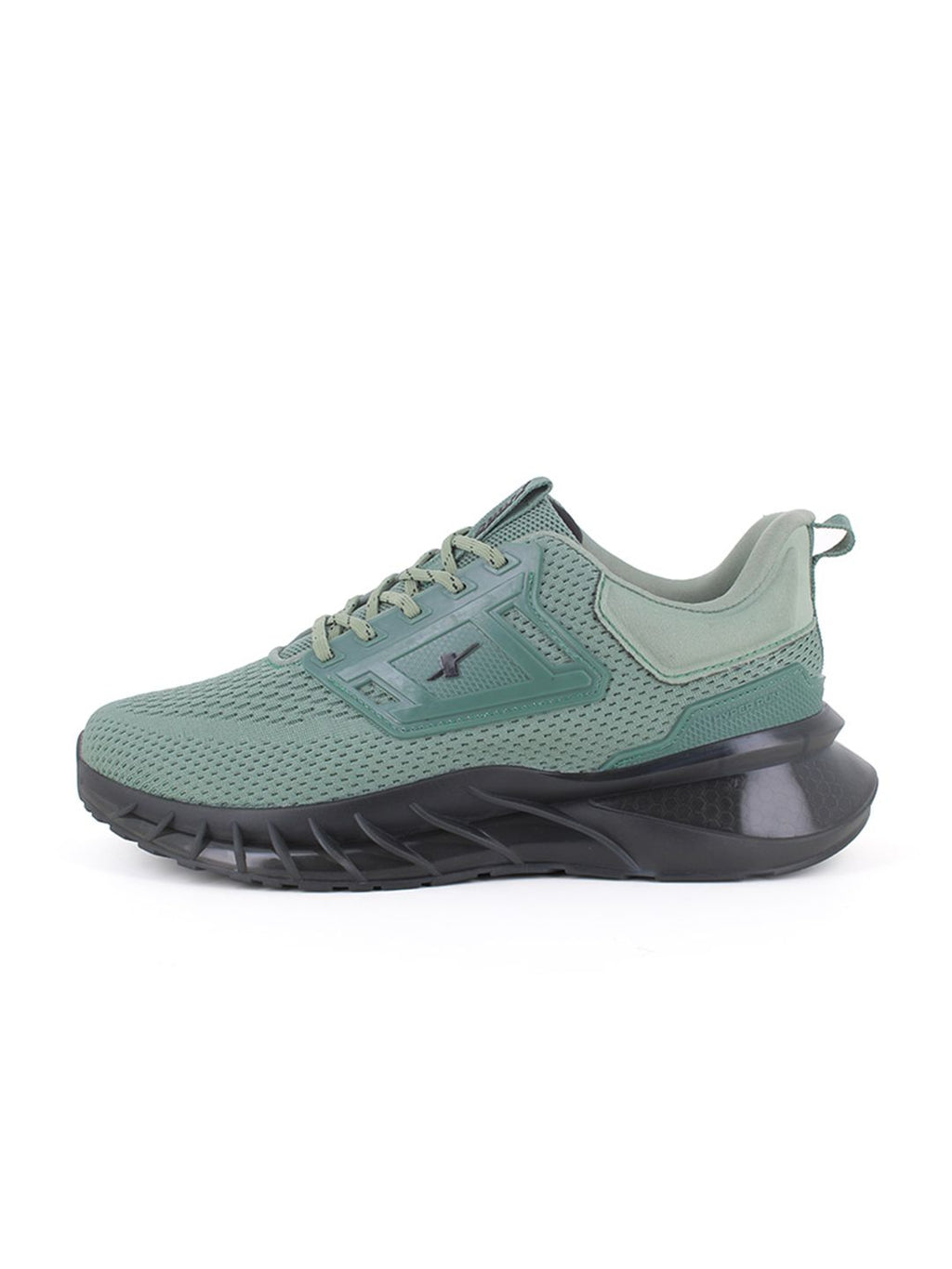  Sparx Men Green Mesh Running Non-Marking Shoes