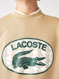  Lacoste Men Printed Cotton Round Neck Sweatshirt
