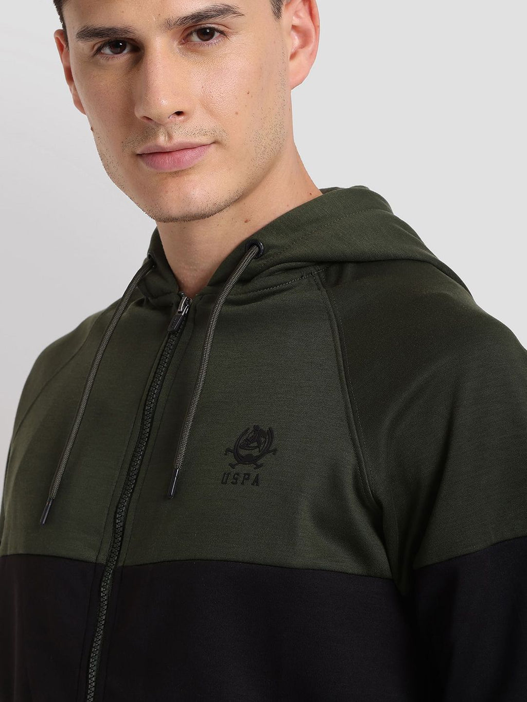  U.S. Polo Assn. Colourblocked Performance Hoodie Sweatshirt