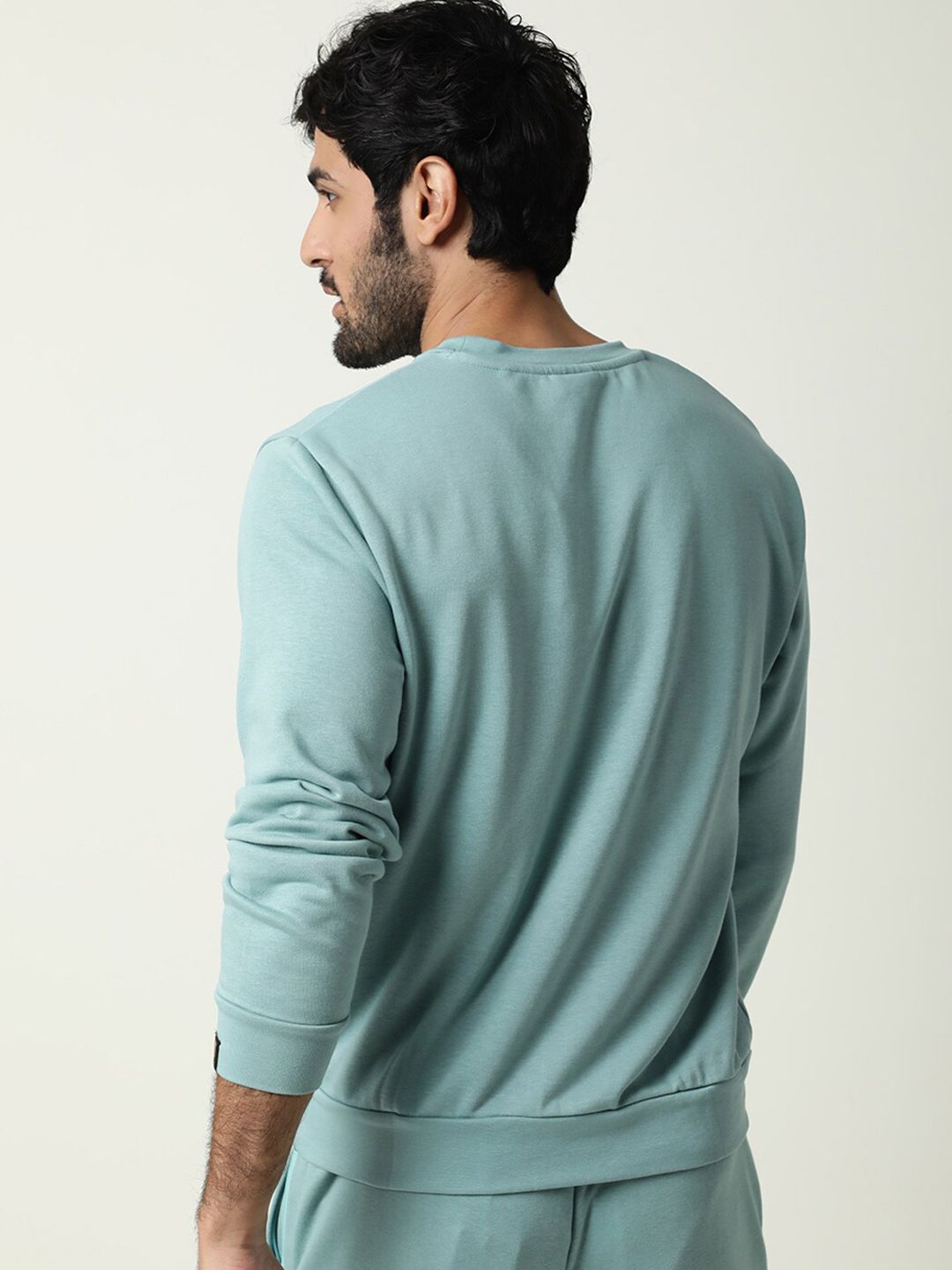  RARE RABBIT Men Blue Sweatshirt