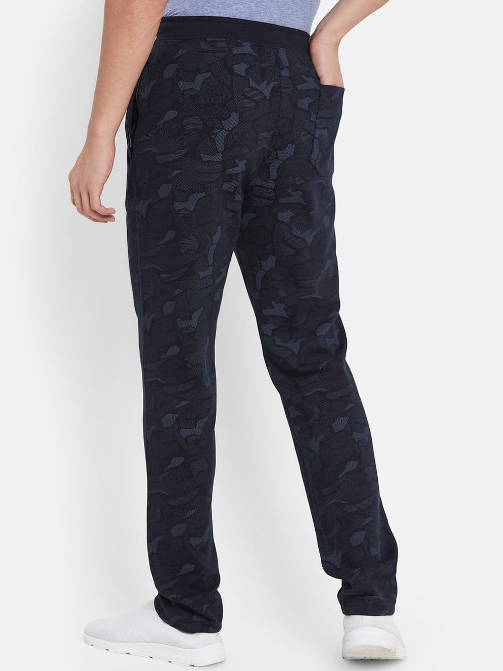  Octave Men Camouflage Printed Cotton Track Pants