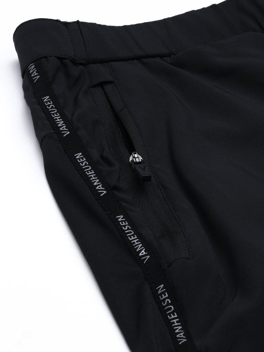  Van Heusen Flex Men Brand Logo Printed Slim Fit Sports Track Pants