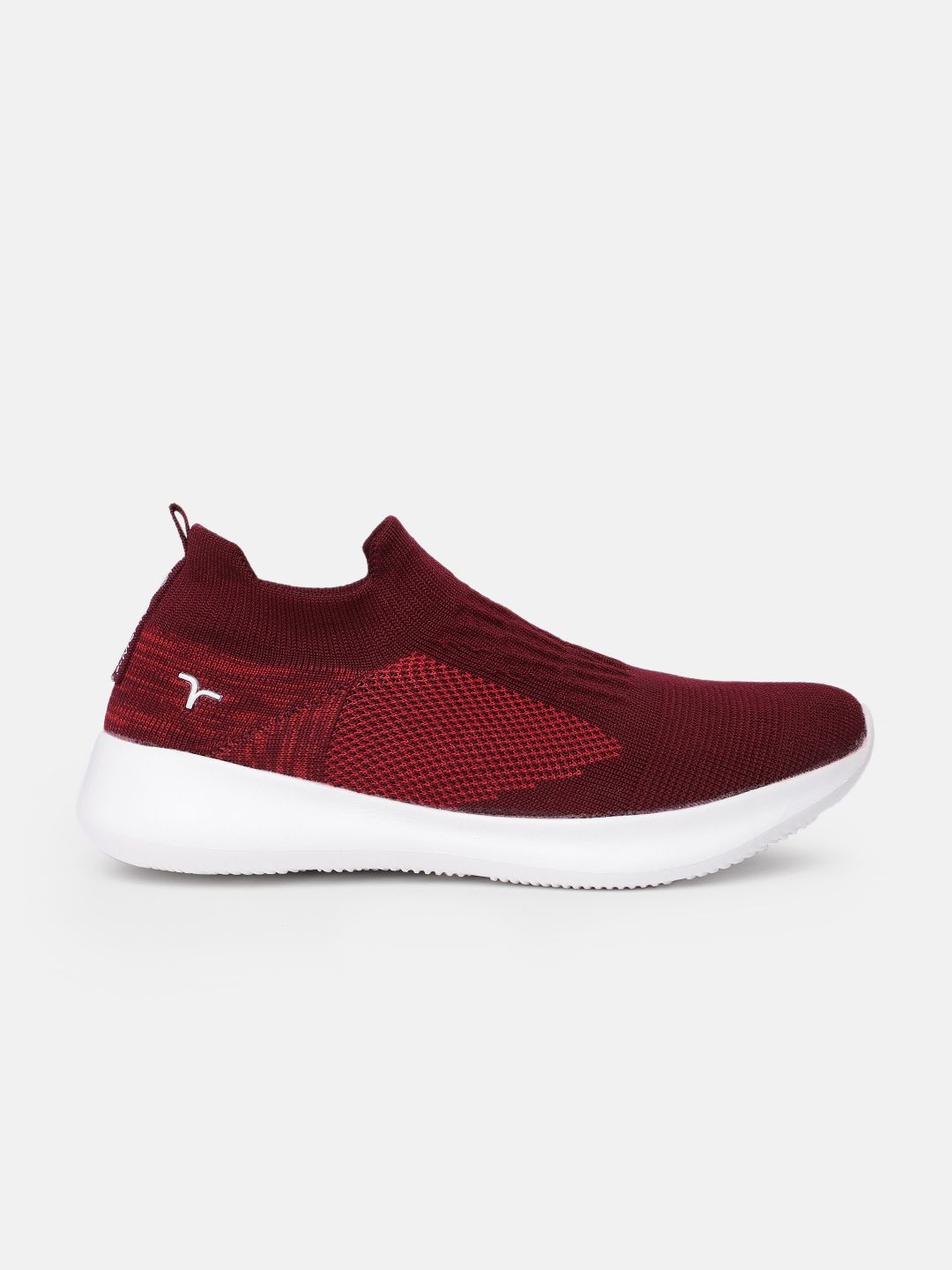  Flying Machine Men Burgundy Solid Lumin Walking Shoes
