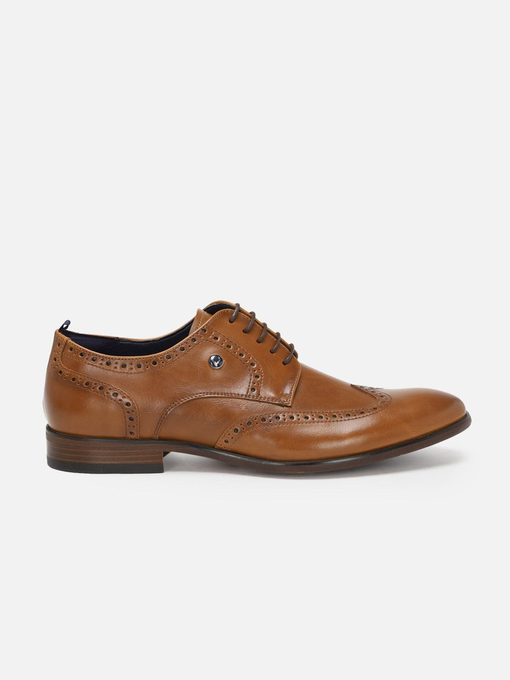  Allen Solly Men Lace-Ups Leather Formal Brogues
