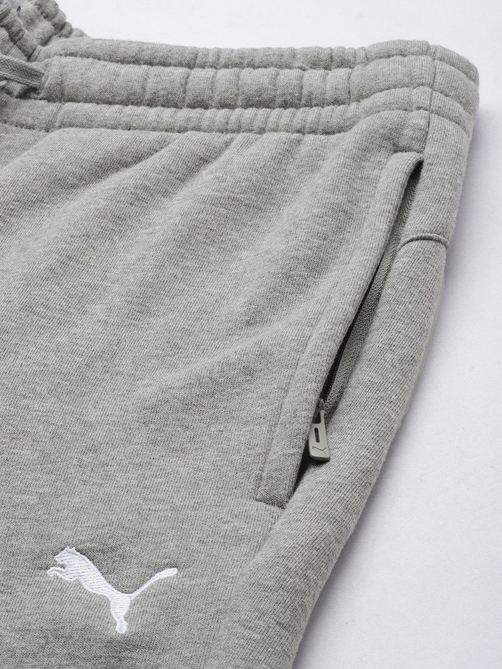  Puma Men Zippered Slim Fit Knitted Track Pants