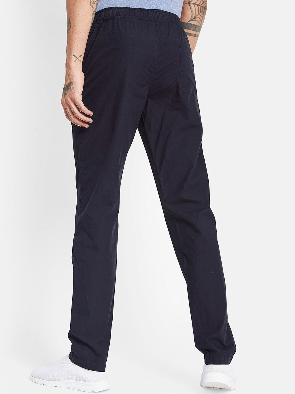  Octave Men Mid-Rise Cotton Track Pants