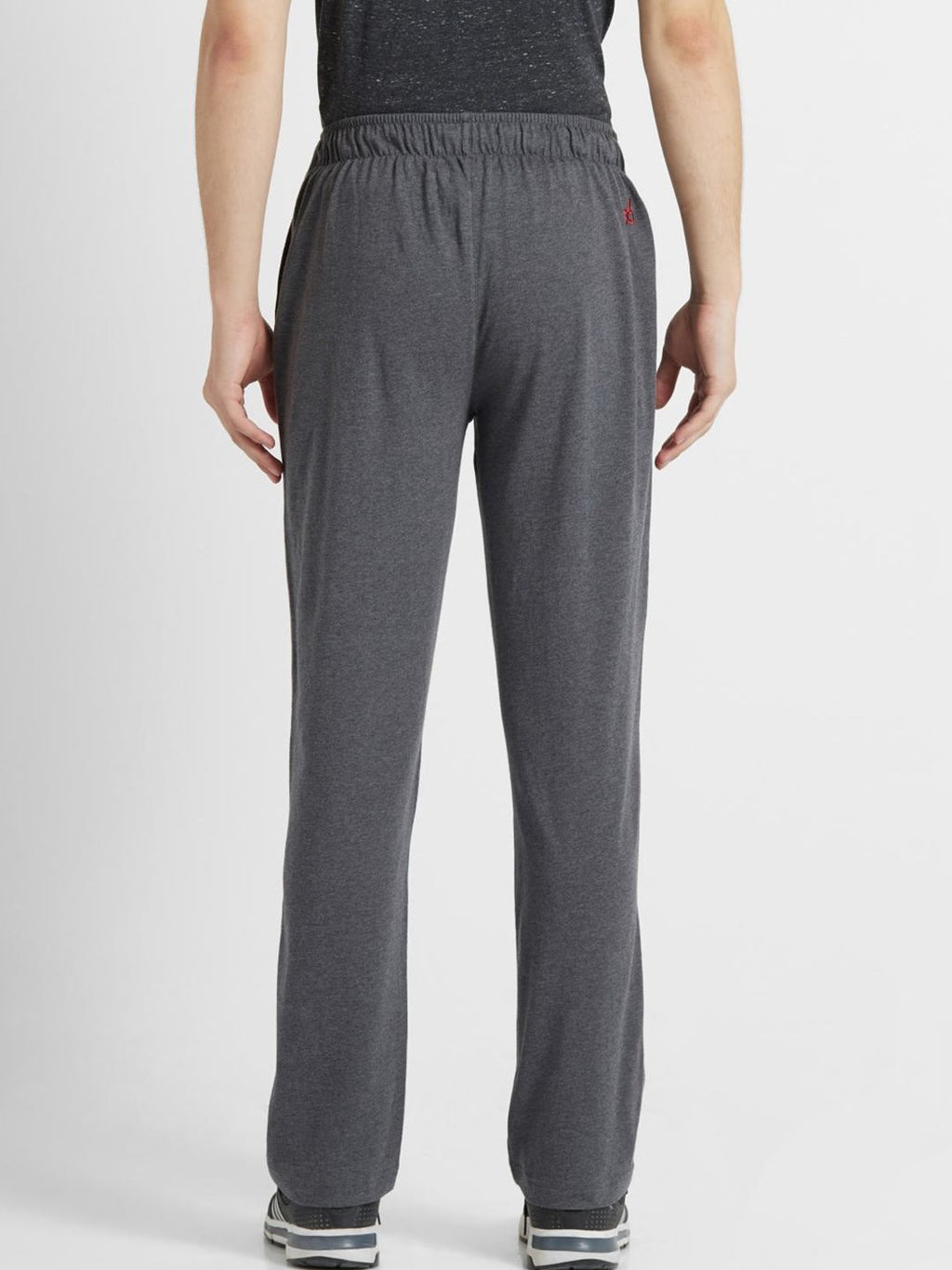  Jockey Men Charcoal Grey Relaxed Fit Solid Track Pants