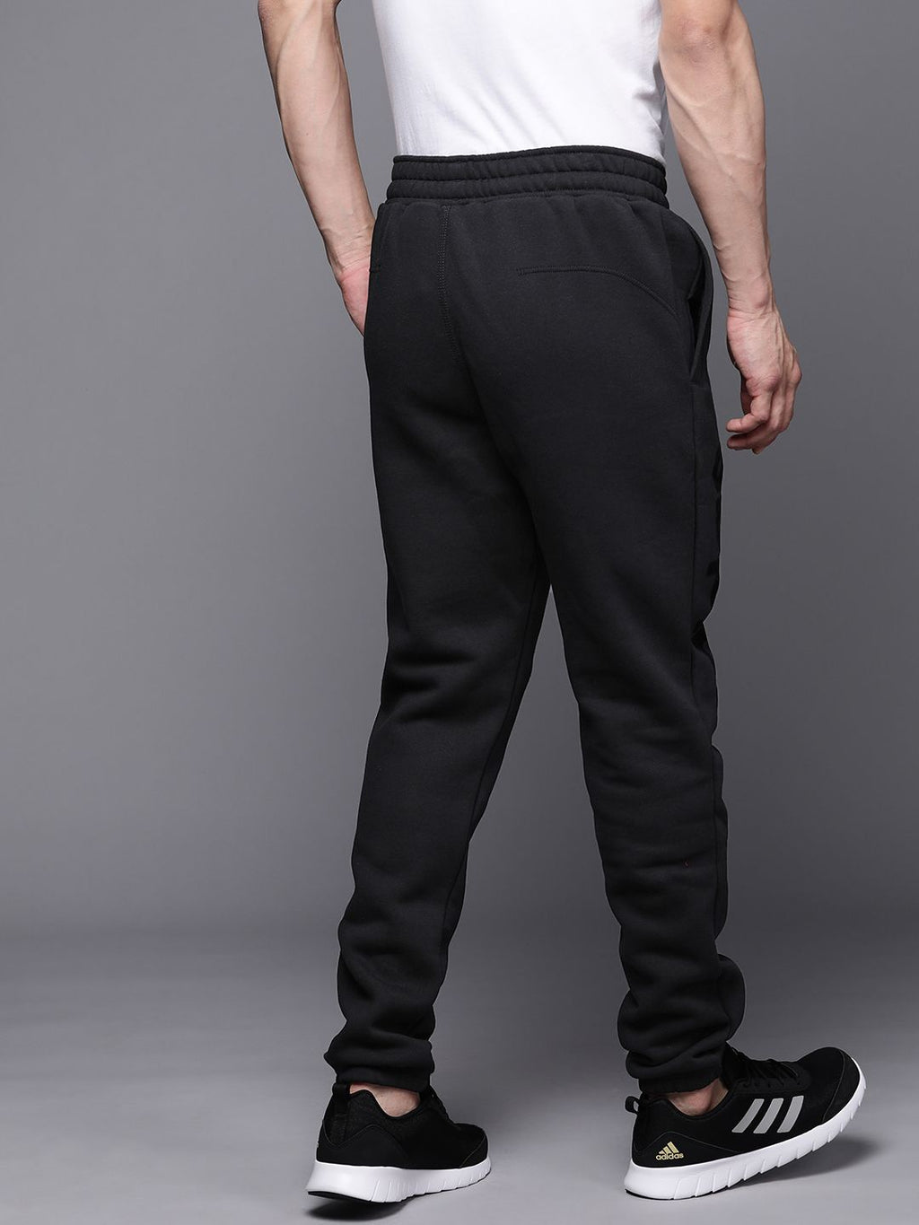  ADIDAS Men Brand Logo Print CAPS Joggers