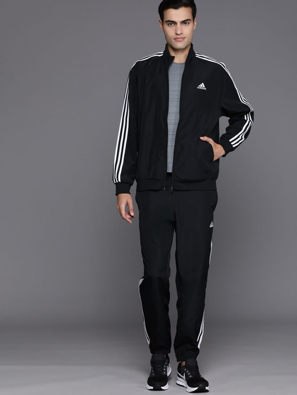  ADIDAS Men Solid Aeroready 3S WV TT Tracksuits