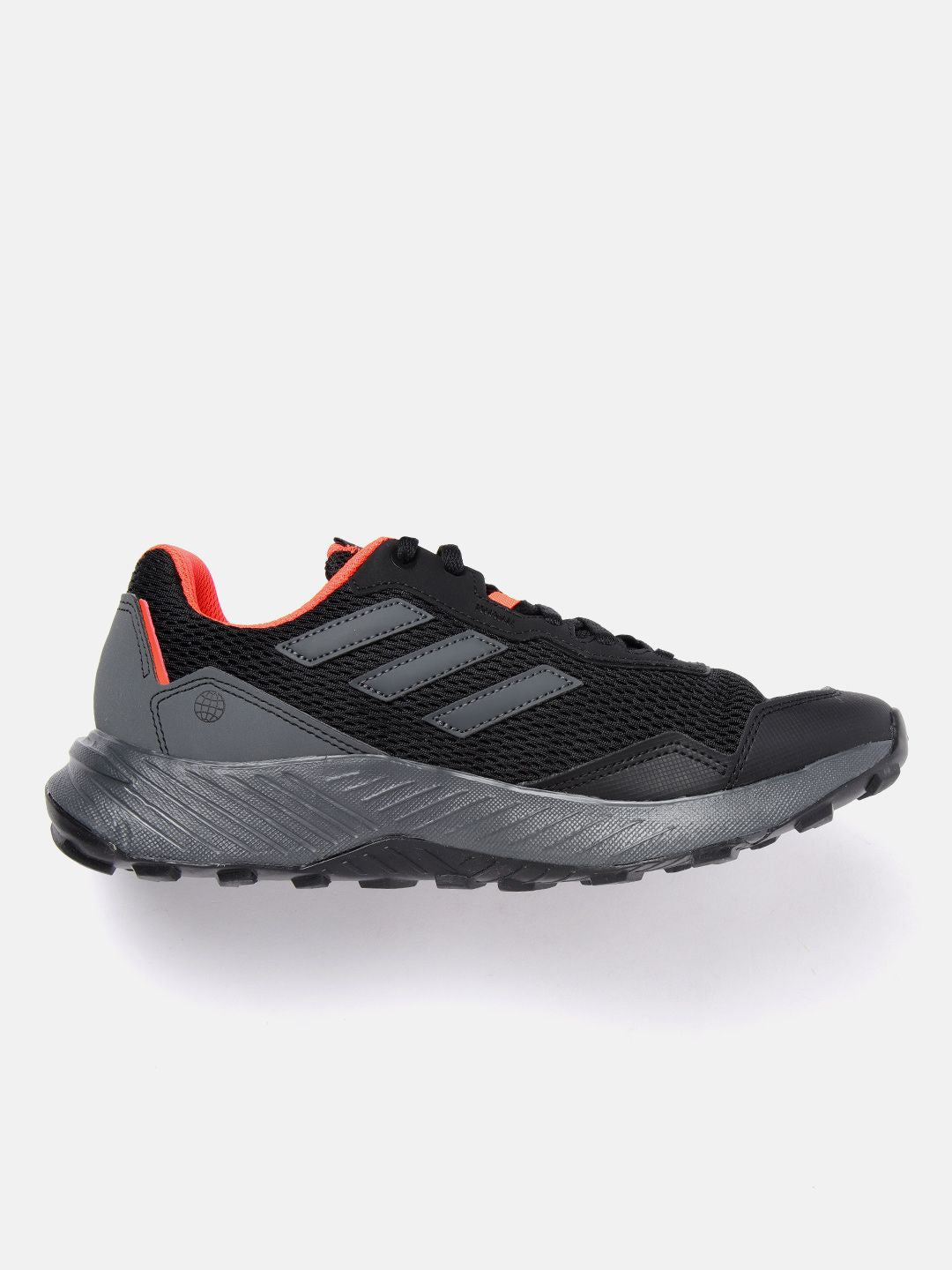  ADIDAS Men Black & Grey Woven Design Tracefinder Running Shoes