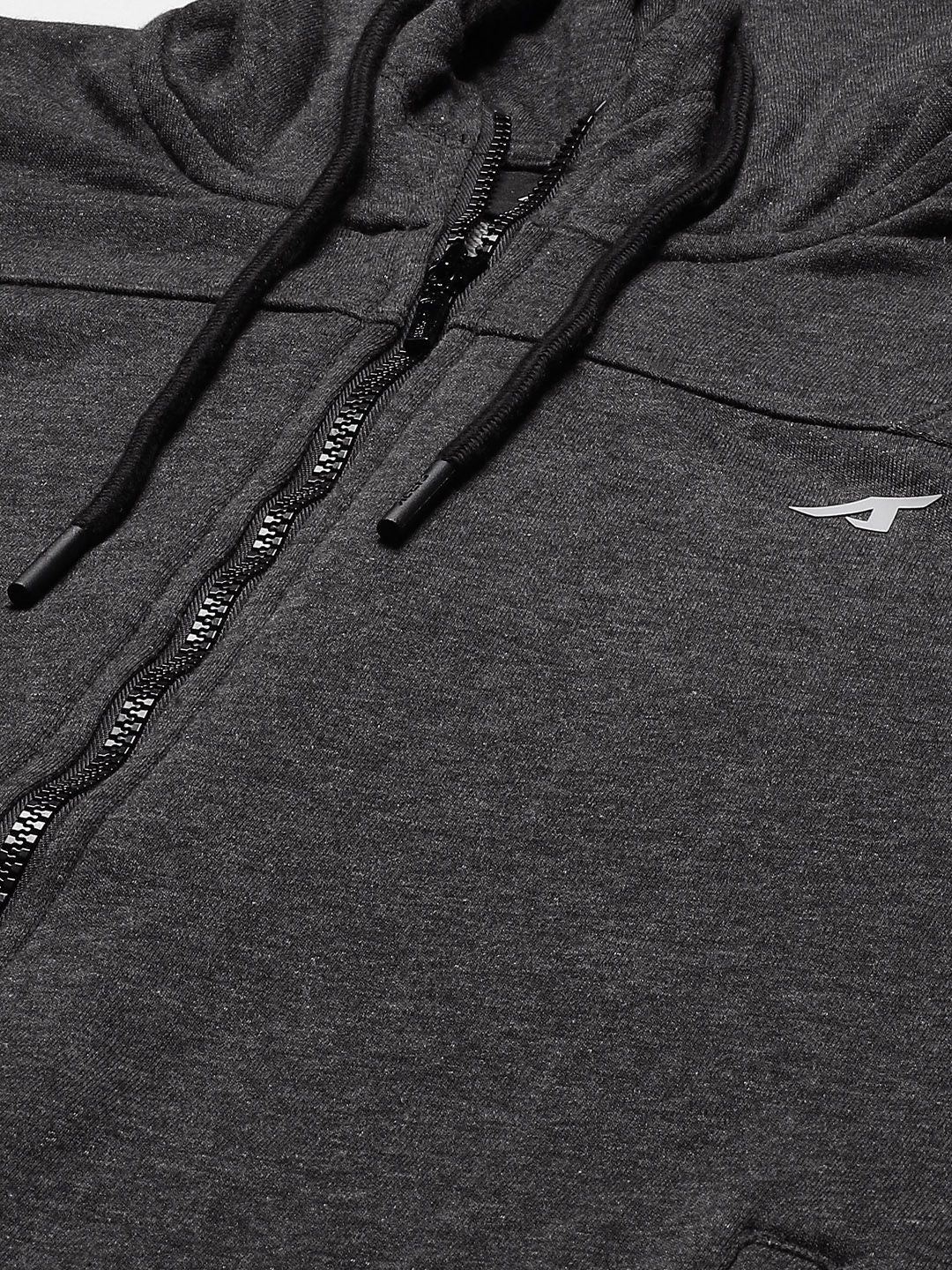  Alcis Men Charcoal Grey Solid Tracksuit