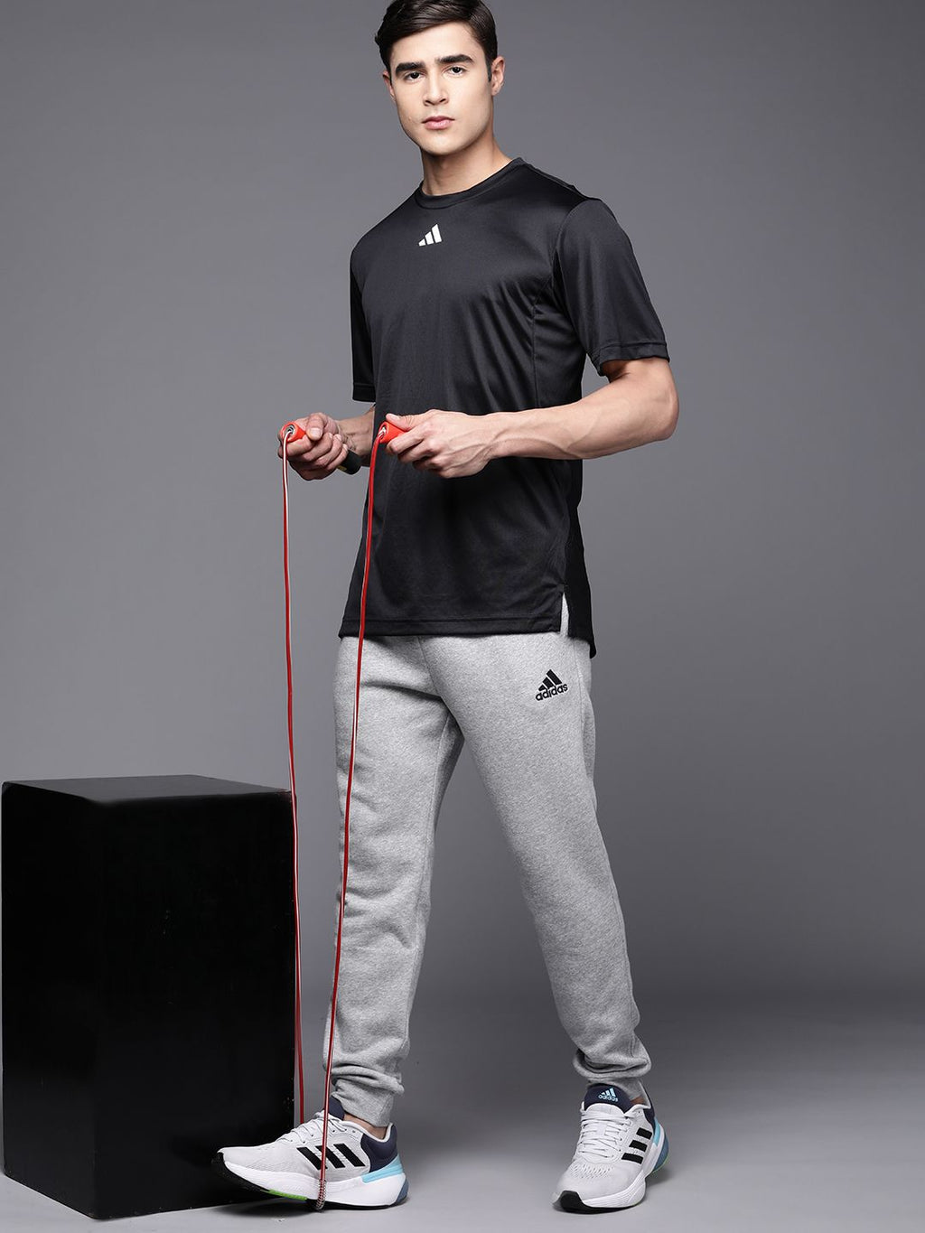  ADIDAS Men Essentials Fleece Regular Tapered Joggers
