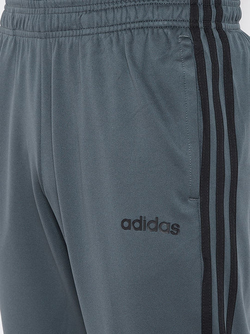  ADIDAS Men Charcoal Grey Classic Solid Sustainable Track Pants