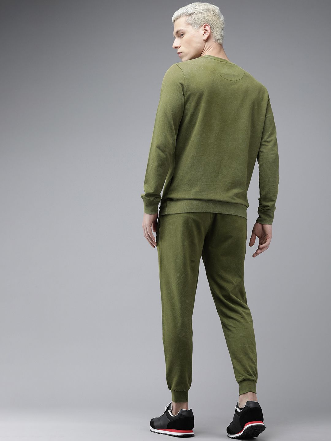 THE BEAR HOUSE Ardor Edition Men Washed Pure Cotton Tracksuit
